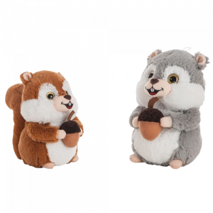 ardilla con bellota 2 colores