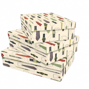 SET 3 CAJAS ITALIA CORBATAS