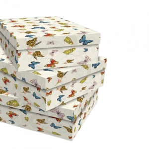 SET 3 CAJAS MARIPOSAS ITALIA