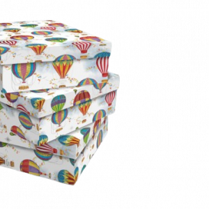 SET 3 CAJAS GLOBOS AEROSTÁTICOS ITALIA